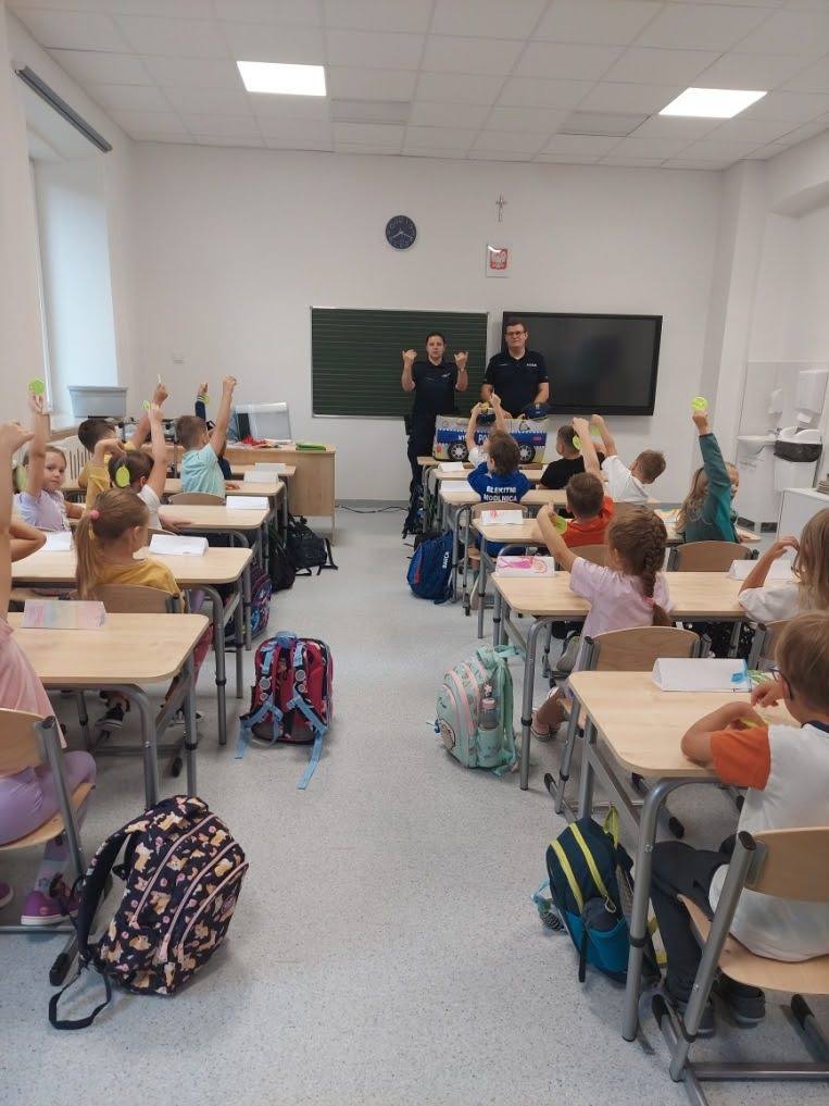 Spotkanie z policjantem.