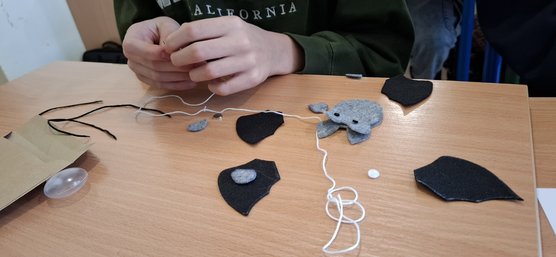 Warsztaty dla klasy 6 w ramach projektu Kraina Podkowca
