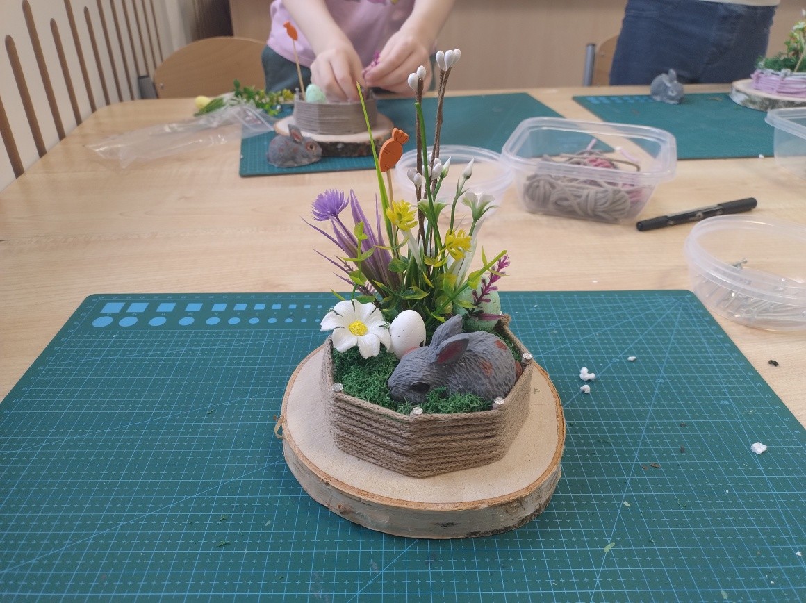 Warsztaty wielkanocne w klasie II b 