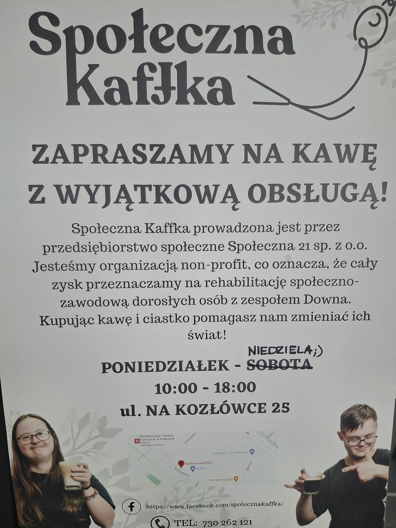 Wizyta klasy 4 w kawiarni 